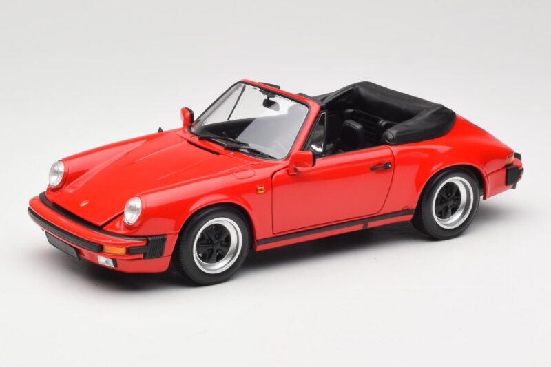 Porsche 911 930 Carrera 3.2 Cabriolet Guards Red Minichamps 1:18 110063030 Metalas