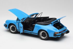 Porsche 911 930 Carrera Kabrioletas Mėlynas Minichamps 1:18 100063032 Metalas - nuotrauka 5 iš 8