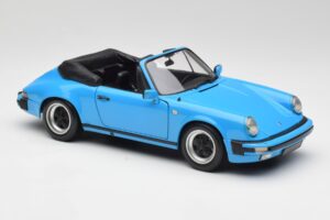 Porsche 911 930 Carrera Kabrioletas Mėlynas Minichamps 1:18 100063032 Metalas - nuotrauka 6 iš 8
