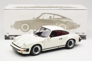 Porsche 911 930 Carrera 3.2 Grand Prix White Minichamps 1:18 100063024 Metalas - nuotrauka 8 iš 8