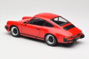 Porsche 911 930 Carrera 3.2 Guards Red Minichamps 1:18 100063021 Metalas - nuotrauka 7 iš 8