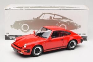 Porsche 911 930 Carrera 3.2 Guards Red Minichamps 1:18 100063021 Metalas - nuotrauka 8 iš 8