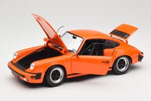Porsche 911 930 Carrera 3.2 Signal Orange Minichamps 1:18 100063025 Metalas - nuotrauka 2 iš 8