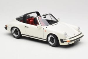 Porsche 911 930 Carrera Targa 3.2 Grand Prix White Minichamps 1:18 100063062 Metalas - nuotrauka 6 iš 8