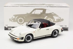 Porsche 911 930 Carrera Targa 3.2 Grand Prix White Minichamps 1:18 100063062 Metalas - nuotrauka 8 iš 8