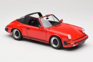 Porsche 911 930 Carrera Targa 3.2 Guards Red Minichamps 1:18 100063061 Metalas - nuotrauka 7 iš 9