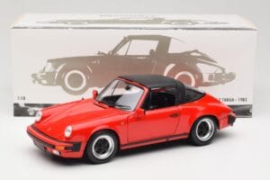 Porsche 911 930 Carrera Targa 3.2 Guards Red Minichamps 1:18 100063061 Metalas - nuotrauka 9 iš 9