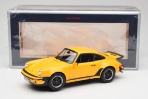 Porsche 911 930 Turbo 3.0 Geltonas Norev 1:18 187579 Metalas - nuotrauka 8 iš 8