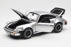 Porsche 911 930 Turbo 3.3 Sidabrinis Norev 1:18 187574 Metalas - nuotrauka 2 iš 8