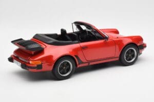 Porsche 911 930 Turbo Kabrioletas Raudonas Norev 1:18 187664 Metalas - nuotrauka 3 iš 8