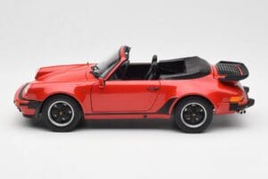 Porsche 911 930 Turbo Kabrioletas Raudonas Norev 1:18 187664 Metalas - nuotrauka 4 iš 8
