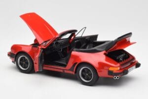 Porsche 911 930 Turbo Kabrioletas Raudonas Norev 1:18 187664 Metalas - nuotrauka 5 iš 8