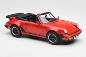 Porsche 911 930 Turbo Kabrioletas Raudonas Norev 1:18 187664 Metalas - nuotrauka 6 iš 8