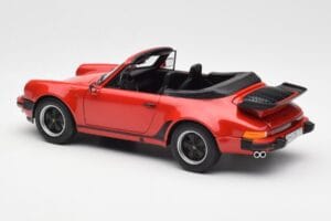 Porsche 911 930 Turbo Kabrioletas Raudonas Norev 1:18 187664 Metalas - nuotrauka 7 iš 8