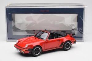 Porsche 911 930 Turbo Kabrioletas Raudonas Norev 1:18 187664 Metalas - nuotrauka 8 iš 8