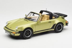 Porsche 911 930 Turbo Targa Žalias Metalinis Norev 1:18 187526 Metalas