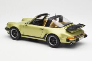 Porsche 911 930 Turbo Targa Žalias Metalinis Norev 1:18 187526 Metalas - nuotrauka 9 iš 10