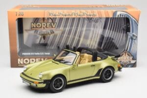 Porsche 911 930 Turbo Targa Žalias Metalinis Norev 1:18 187526 Metalas - nuotrauka 10 iš 10