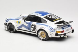 Porsche 911 934 #58 B. Wollek / P. Gurdjian Kremer Racing Winners Group 4 24 Hours of Le Mans 1977 Minichamps 1:18 155776458  - nuotrauka 5 iš 6