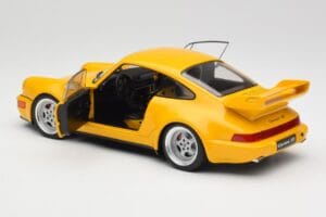 Porsche 911 964 3.8 RS Speed Yellow Solido 1:18 S1803401 Metalas - nuotrauka 4 iš 7
