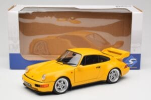Porsche 911 964 3.8 RS Speed Yellow Solido 1:18 S1803401 Metalas - nuotrauka 7 iš 7