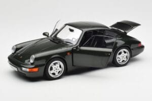 Porsche 911 964 Carrera 4 Žalias Metalinis Norev 1:18 187321 Metalas - nuotrauka 2 iš 8