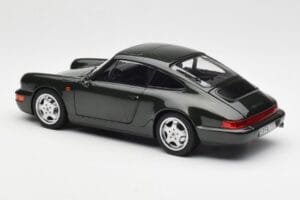 Porsche 911 964 Carrera 4 Žalias Metalinis Norev 1:18 187321 Metalas - nuotrauka 7 iš 8