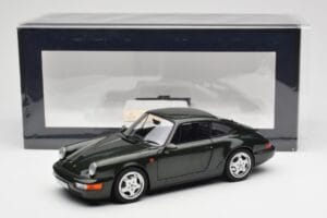 Porsche 911 964 Carrera 4 Žalias Metalinis Norev 1:18 187321 Metalas - nuotrauka 8 iš 8