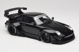 Porsche 911 964 RWB Juodas GT Spirit 1:18 GTS005KJ Derva - nuotrauka 4 iš 6