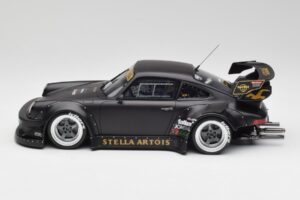 Porsche 911 964 RWB Stella Artois Bumper Delete GT Spirit 1:18 GT918 Derva - nuotrauka 3 iš 6