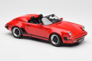 Porsche 911 964 Speedster Raudonas KK-Scale 1:18 KKDC180451 Metalas - nuotrauka 4 iš 6