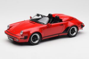 Porsche 911 964 Speedster Raudonas KK-Scale 1:18 KKDC180451 Metalas