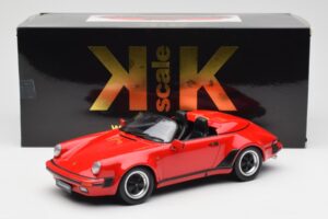 Porsche 911 964 Speedster Raudonas KK-Scale 1:18 KKDC180451 Metalas - nuotrauka 6 iš 6