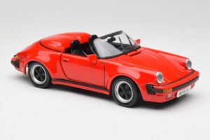 Porsche 911 964 Speedster Raudonas Maisto 1:18 37800-M2 Metalas - nuotrauka 6 iš 8