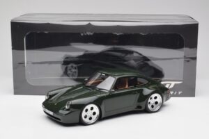 Porsche 911 964 Strosek Mega 30 Ąžuolo Žalia Metalas GT Spirit 1:18 GT482 Derva - nuotrauka 6 iš 6