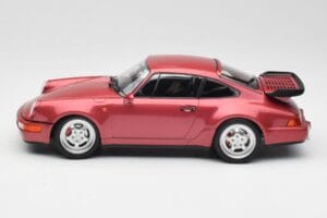 Porsche 911 964 Turbo Raudonas Minichamps 1:18 155069102 Metalas - nuotrauka 3 iš 6