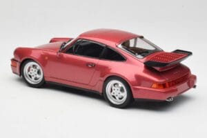 Porsche 911 964 Turbo Raudonas Minichamps 1:18 155069102 Metalas - nuotrauka 5 iš 6