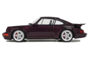 Porsche 911 964 Turbo S Violetinis GT Spirit 1:18 GT499 Derva - nuotrauka 3 iš 5