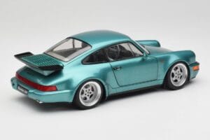 Porsche 911 964 Turbo Wimbledon Green Metallic Solido 1:18 S1803407 Metalas - nuotrauka 3 iš 8