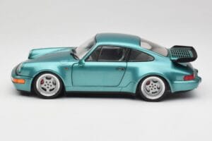 Porsche 911 964 Turbo Wimbledon Green Metallic Solido 1:18 S1803407 Metalas - nuotrauka 4 iš 8
