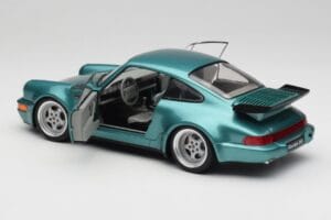 Porsche 911 964 Turbo Wimbledon Green Metallic Solido 1:18 S1803407 Metalas - nuotrauka 5 iš 8