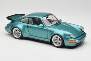 Porsche 911 964 Turbo Wimbledon Green Metallic Solido 1:18 S1803407 Metalas - nuotrauka 6 iš 8