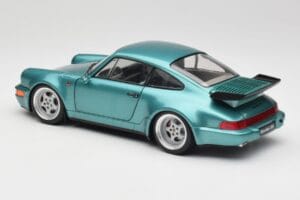 Porsche 911 964 Turbo Wimbledon Green Metallic Solido 1:18 S1803407 Metalas - nuotrauka 7 iš 8