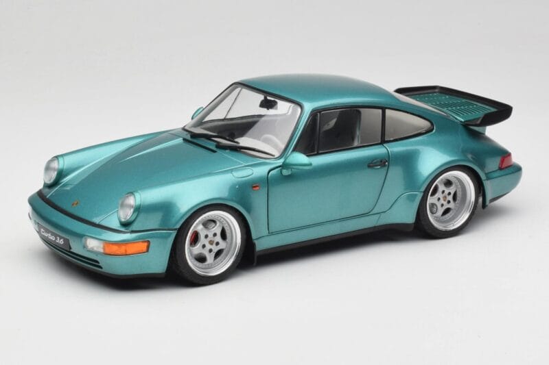 Porsche 911 964 Turbo Wimbledon Green Metallic Solido 1:18 S1803407 Metalas