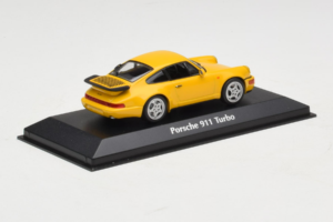Porsche 911 964 Turbo Geltonas MaxiChamps 1:43 940069104 Metalas - nuotrauka 2 iš 4