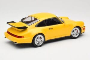 Porsche 911 964 Turbo Geltonas Minichamps 1:18 155069100 Metalas - nuotrauka 2 iš 6