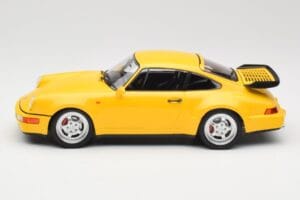 Porsche 911 964 Turbo Geltonas Minichamps 1:18 155069100 Metalas - nuotrauka 3 iš 6