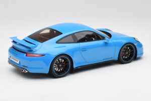 Porsche 911 991 Carrera 4S Aerokit Mėlynas GT Spirit 1:18 GT085 Derva - nuotrauka 2 iš 6