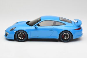 Porsche 911 991 Carrera 4S Aerokit Mėlynas GT Spirit 1:18 GT085 Derva - nuotrauka 3 iš 6