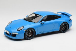 Porsche 911 991 Carrera 4S Aerokit Mėlynas GT Spirit 1:18 GT085 Derva